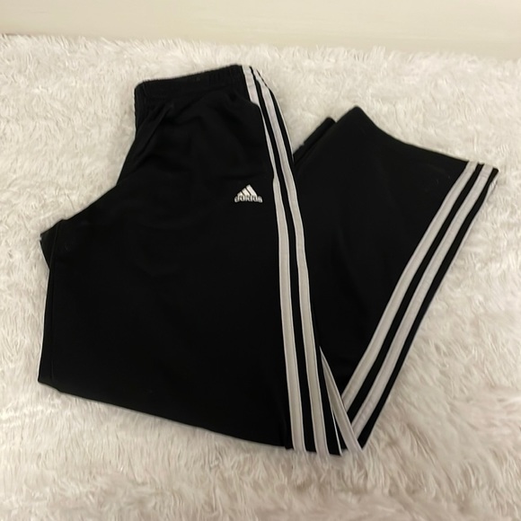 adidas Pants - ADIDAS women’s black and white track pants Size S